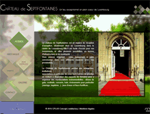 Tablet Screenshot of chateaudeseptfontaines.com